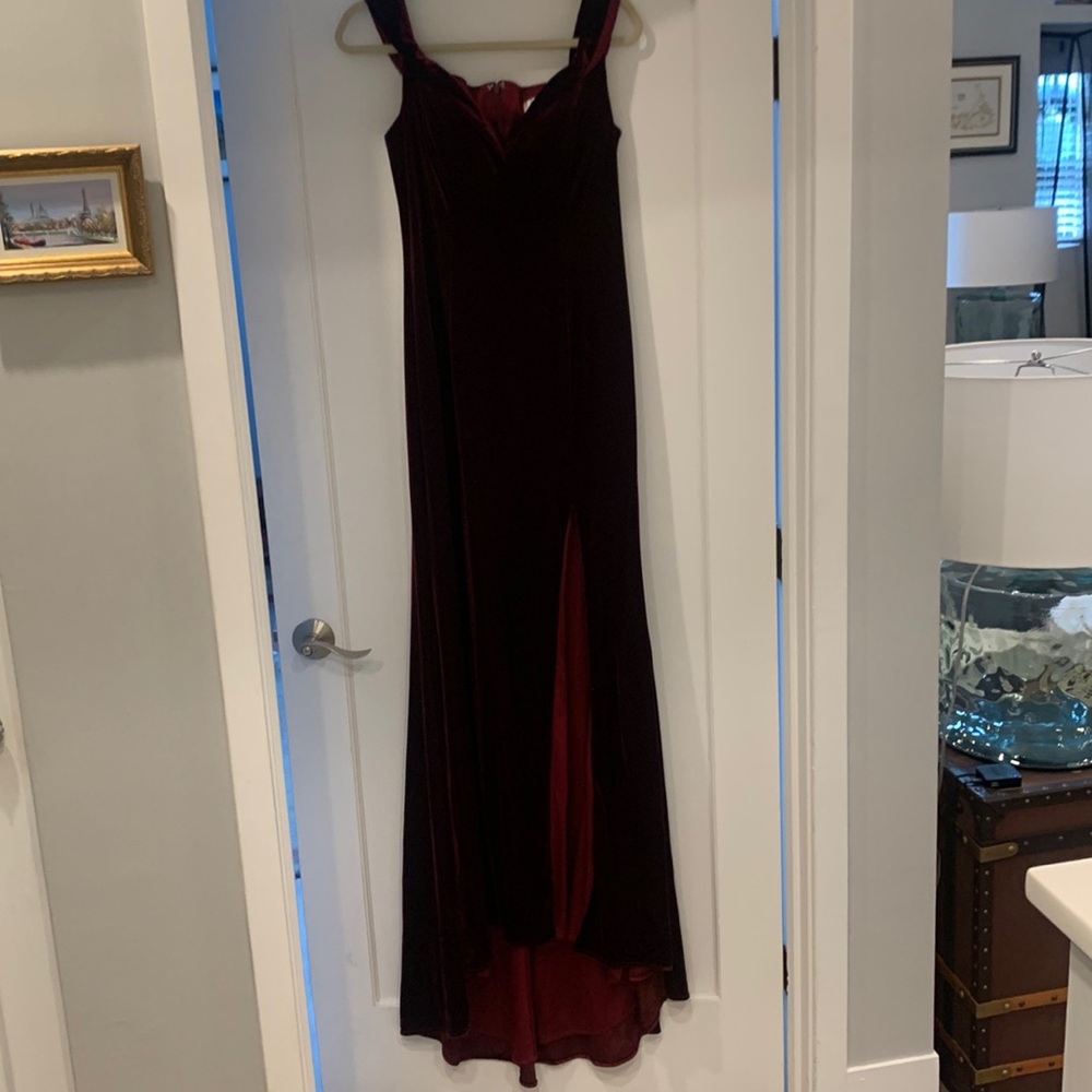 Red Velvet Dress